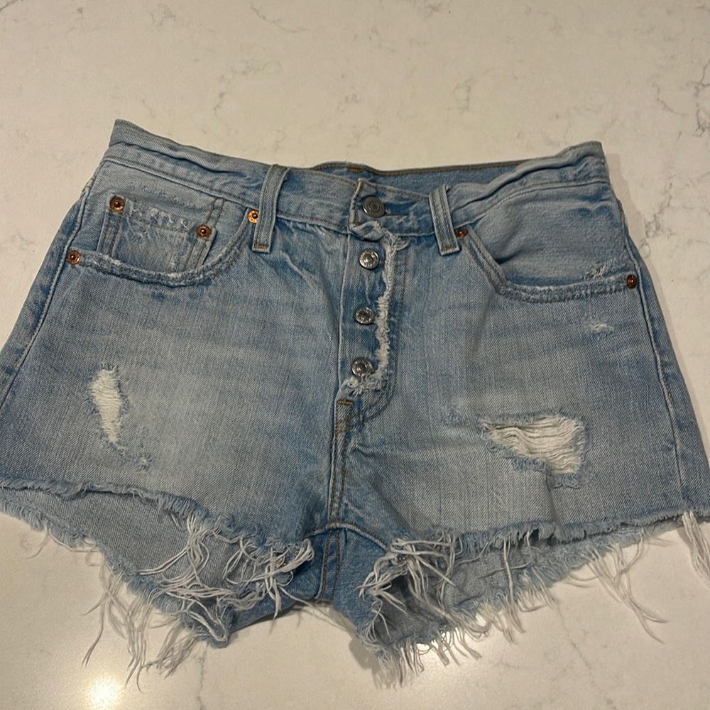 Levi denim shorts